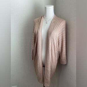 Women's Beige Cardigan Sweater